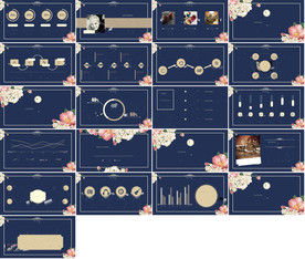 超美森系婚礼家装清新文艺ppt