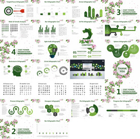 通用清新简约绿色PPT下载