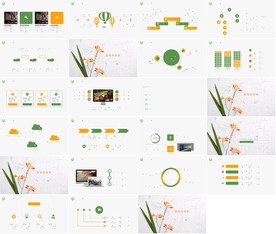 通用清新简约绿色PPT下载