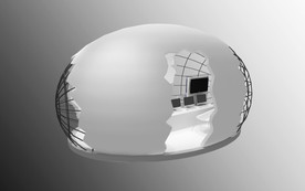 蛋壳创意异形展台