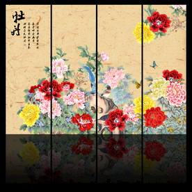 装饰画牡丹