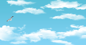 蓝天白云