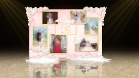 粉色照片展示区