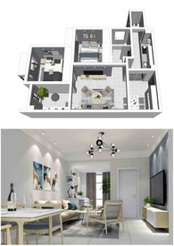 北欧家装SU模型