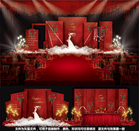 婚礼设计红色婚礼