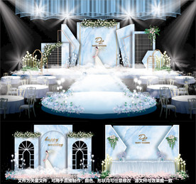 婚礼设计蓝色婚礼