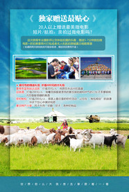 草原旅游 草原海报 草原旅游海