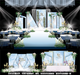 主题婚礼蓝色婚礼