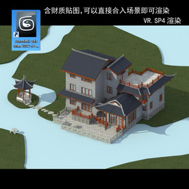 中式多层 中式别墅 中式民居