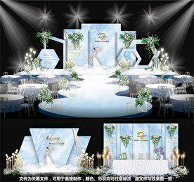 主题婚礼蓝色婚礼