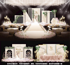 婚礼设计香槟婚礼