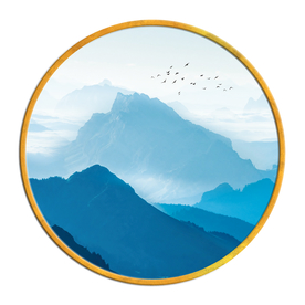 中国风   抽象山水画 大厅装