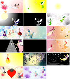 通用缤纷卡通PPT大气模板