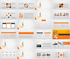 通用缤纷彩色PPT大气模板