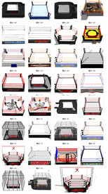 拳击擂台SU模型