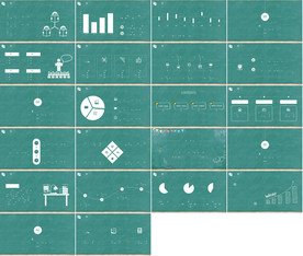 通用暑假招生黑板报PPT
