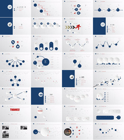 通用缤纷彩色PPT大气模板