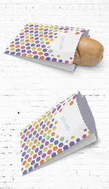 通用炫酷油纸袋小吃包装展开图