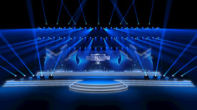 麦田舞美设计科技峰会舞美效果图