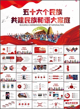 民族大团结和谐社会PPT