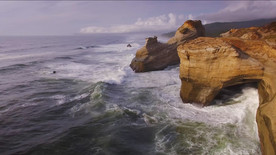 航拍自然风景4k视频素材