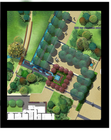 境外风格小区景观平面图