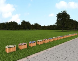 草地广告位设计