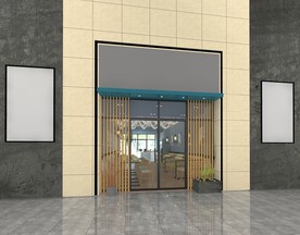 3D商场门头场景