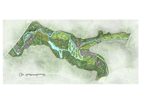 旅游度假区景观规划彩平