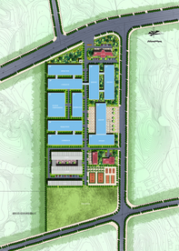 厂区规划设计平面图