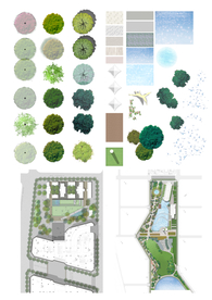 公园景观设计彩平图