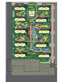 小区景观规划平面图