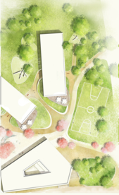 境外高级景观彩色平面图