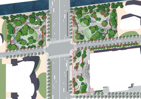 商业广场景观设计平面图