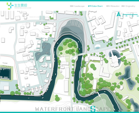 境外风格简易彩平图