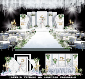 大理石婚礼主题婚礼