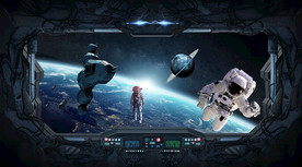 3D宇宙太空背景墙