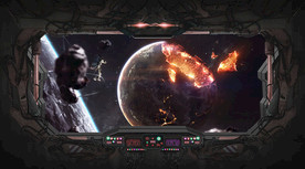 3D立体星球背景墙