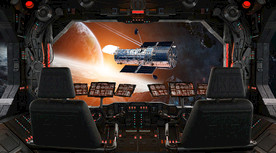 3D卫星星球背景墙