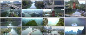 桂林山水4K航拍