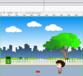 小学生马路上捡瓶子环保17秒