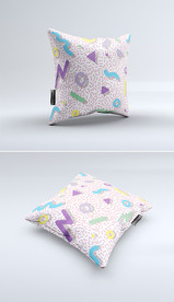 高档家居抱枕枕头图案印刷文件图