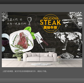 牛排背景