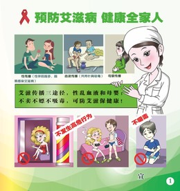 预防艾滋病 健康全家人一