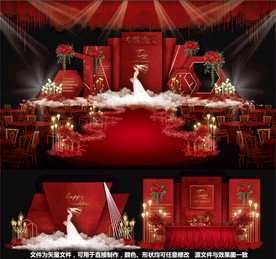 婚礼设计红色婚礼
