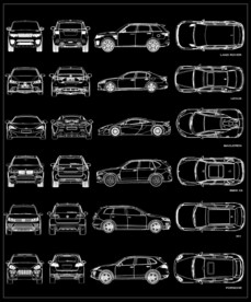 著名汽车CAD图纸