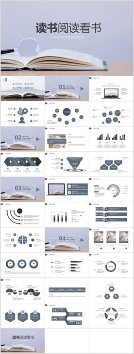 阅读好书推荐读书分享会ppt