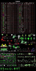 CAD植物图库大全