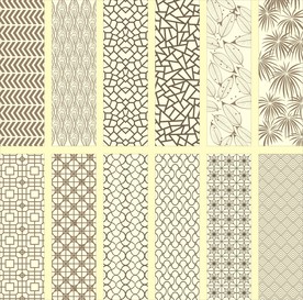 雕刻图案 玻璃磨砂 移门花纹