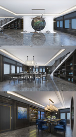 3DMAX新中式会所